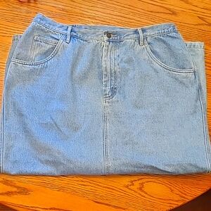 Vintage long jean skirt